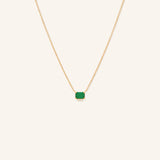 Grattan Emerald Accented Necklace