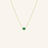 Grattan Emerald Accented Necklace