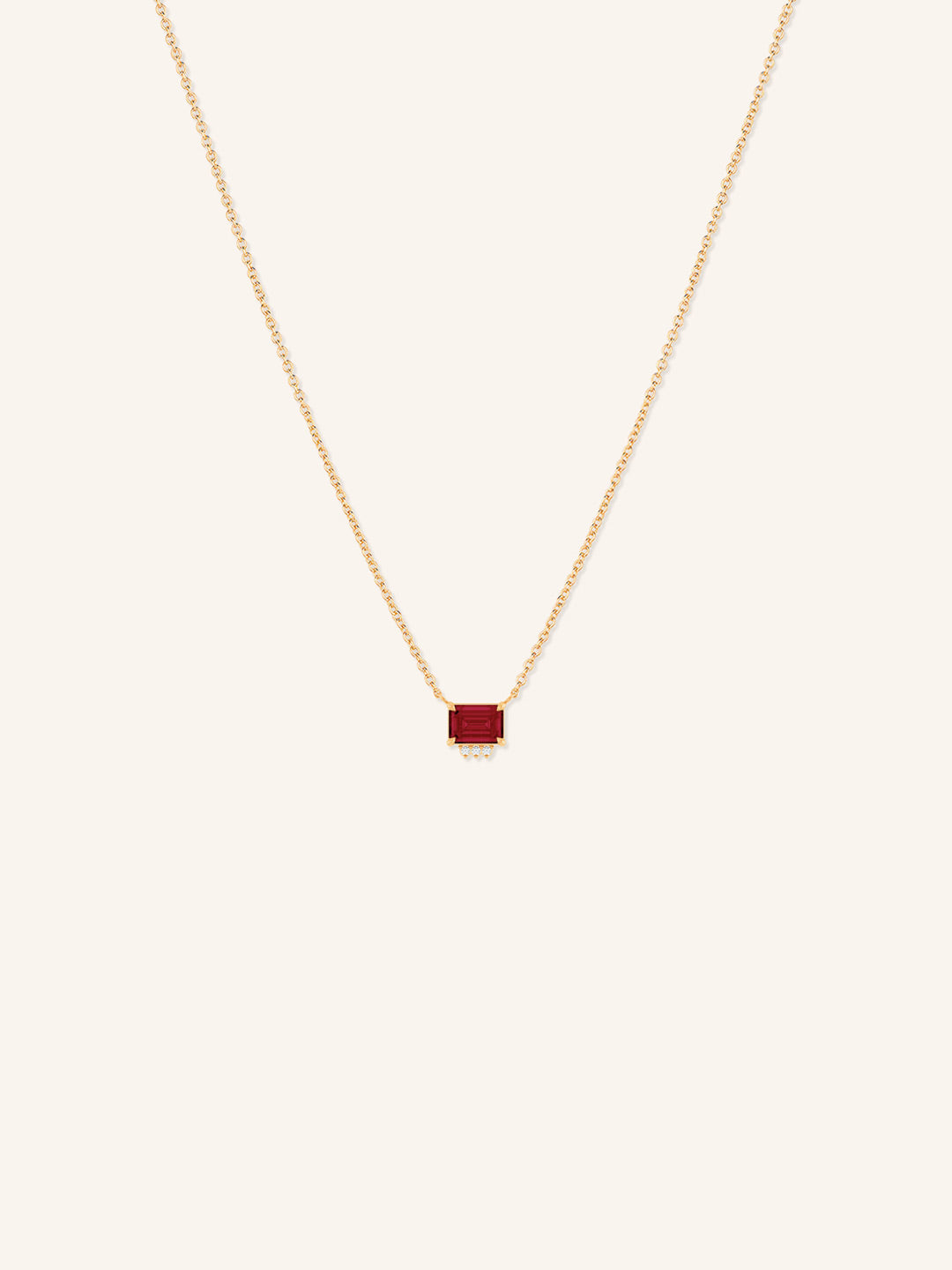 Grattan Ruby Accented Necklace