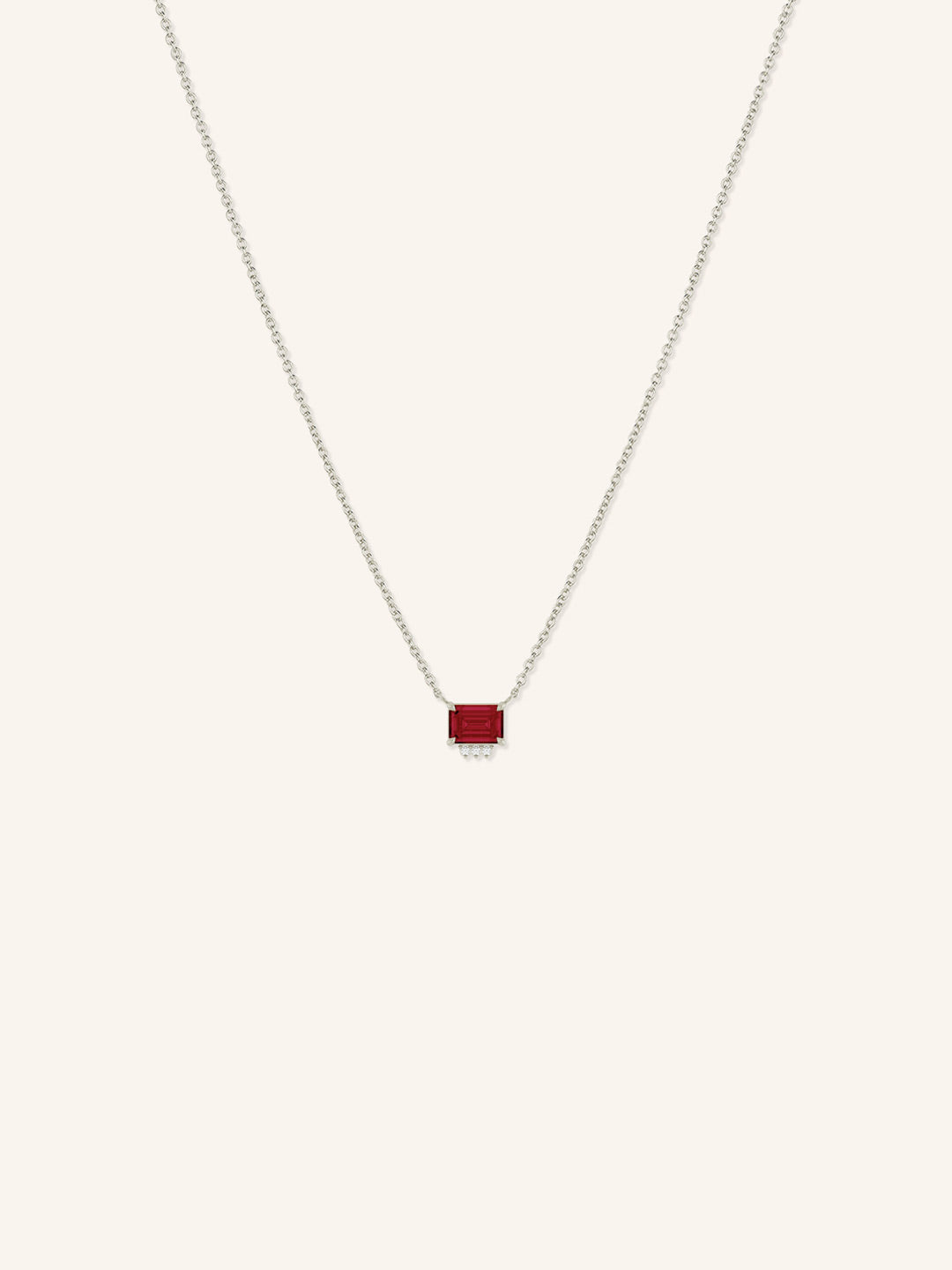 Grattan Ruby Accented Necklace