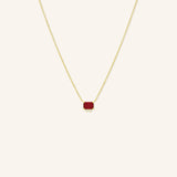 Grattan Ruby Accented Necklace