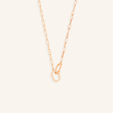 Interlocking Oval Chain Necklace