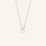 Interlocking Oval Chain Necklace