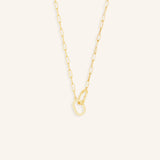 Interlocking Oval Chain Necklace