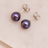 Cozy Nook Black Pearl Earrings