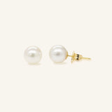 Cozy Nook White Pearl Earrings