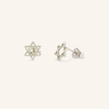 Star of David Mini Stud Earrings