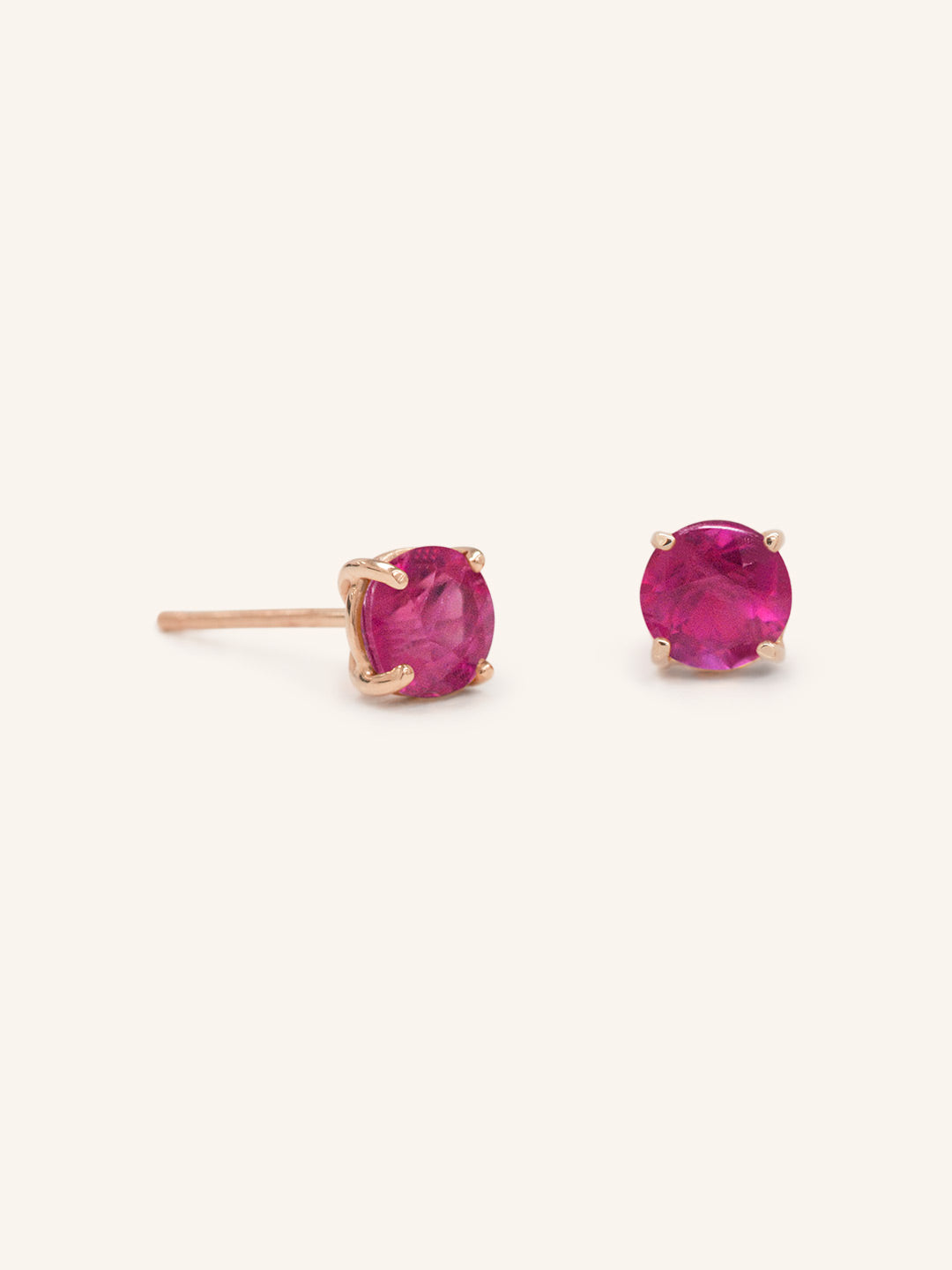 Balor Perfect Ruby Perfect Autumn Ruby Stud Earrings – A Gilded Leaf