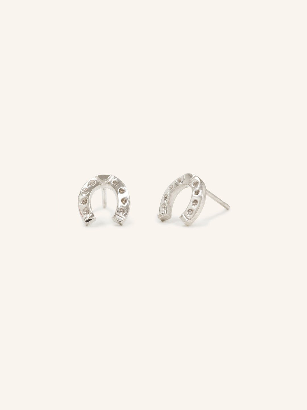 Mini Horseshoe Stud Earrings