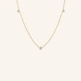 Orion's White Sapphire Necklace