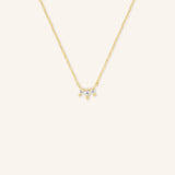 Morning Dew White Sapphire Necklace