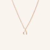 Lucky Wishbone Gold Necklace