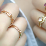 Emi Petite Beaded Ring