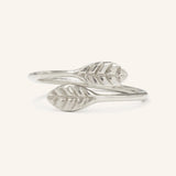 Just Like Fall Open Leaf Ring