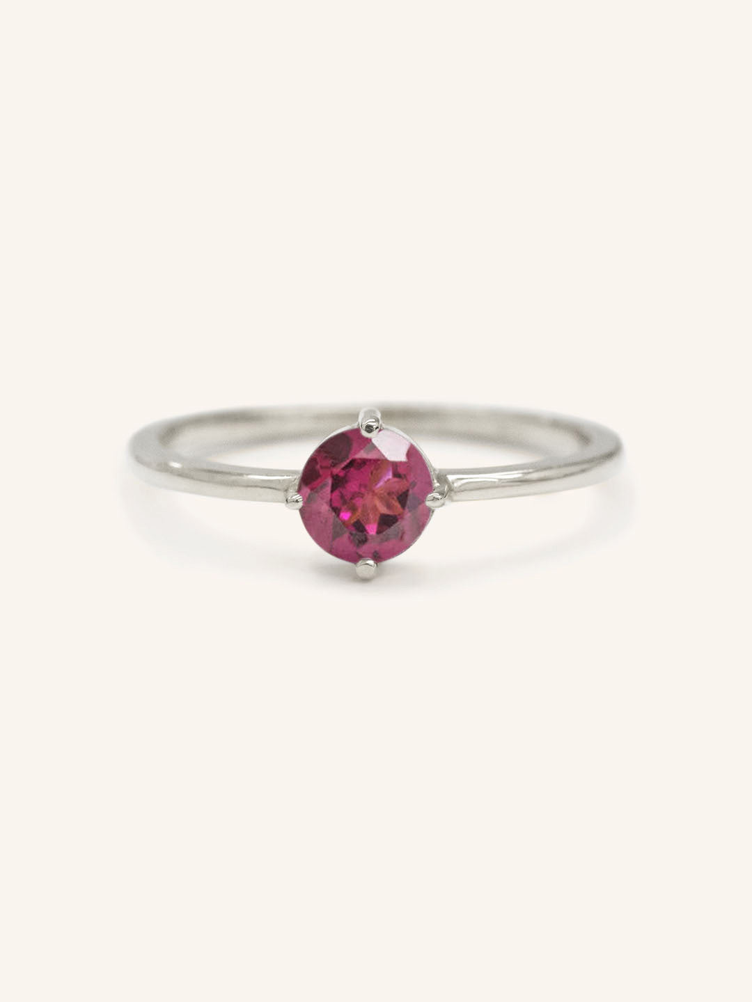 California Poppy Rhodolite Garnet Ring