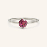 California Poppy Rhodolite Garnet Ring