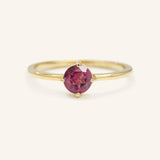 California Poppy Rhodolite Garnet Ring