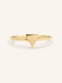 Gold Triangle Ring