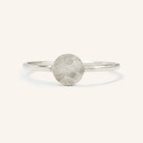 Circle Hammered Ring