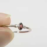 Fall Garden Garnet Diamond Ring