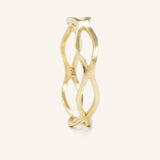 Double Wave Gold Ring