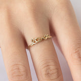 Write Our Love Story Ring