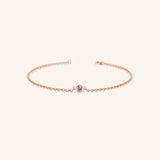 Fall into Autumn Amethyst Bracelet