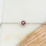 Fall into Autumn Garnet Bracelet