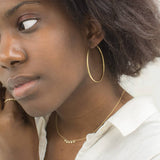 Gold Hoop Earrings