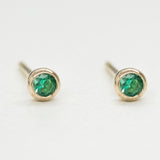 Early Bloom Emerald Earrings