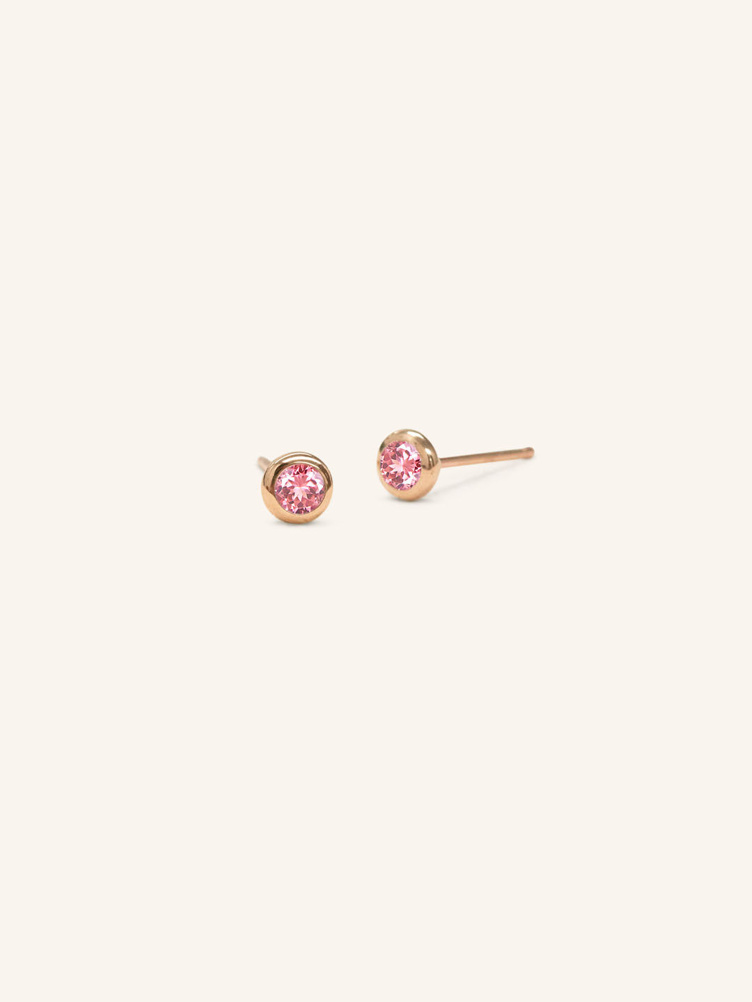 Early Bloom Pink Tourmaline Earrings