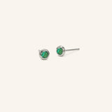 Early Bloom Emerald Earrings