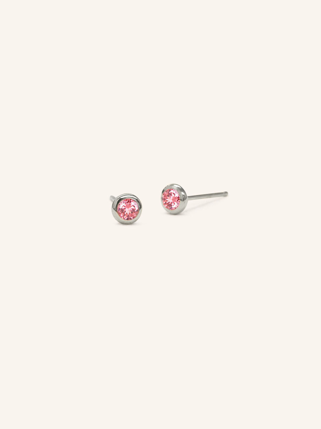 Early Bloom Pink Tourmaline Earrings