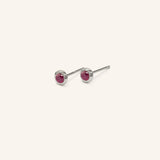 Early Bloom Ruby Earrings