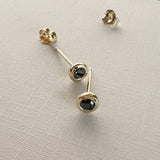 Early Bloom Black Diamond Earrings