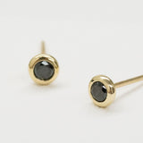 Early Bloom Black Diamond Earrings