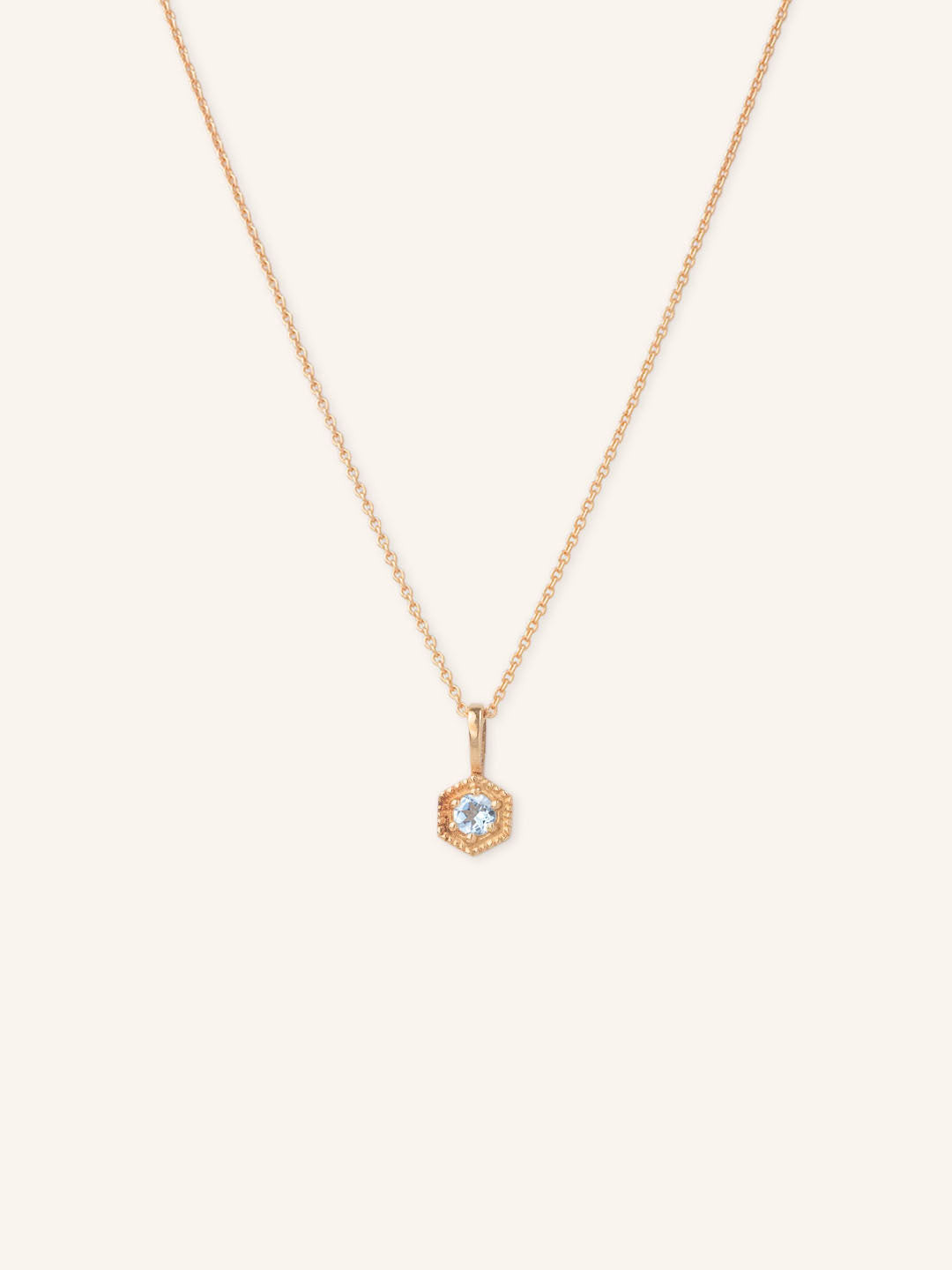 MARIGOLD Aquamarine Necklace