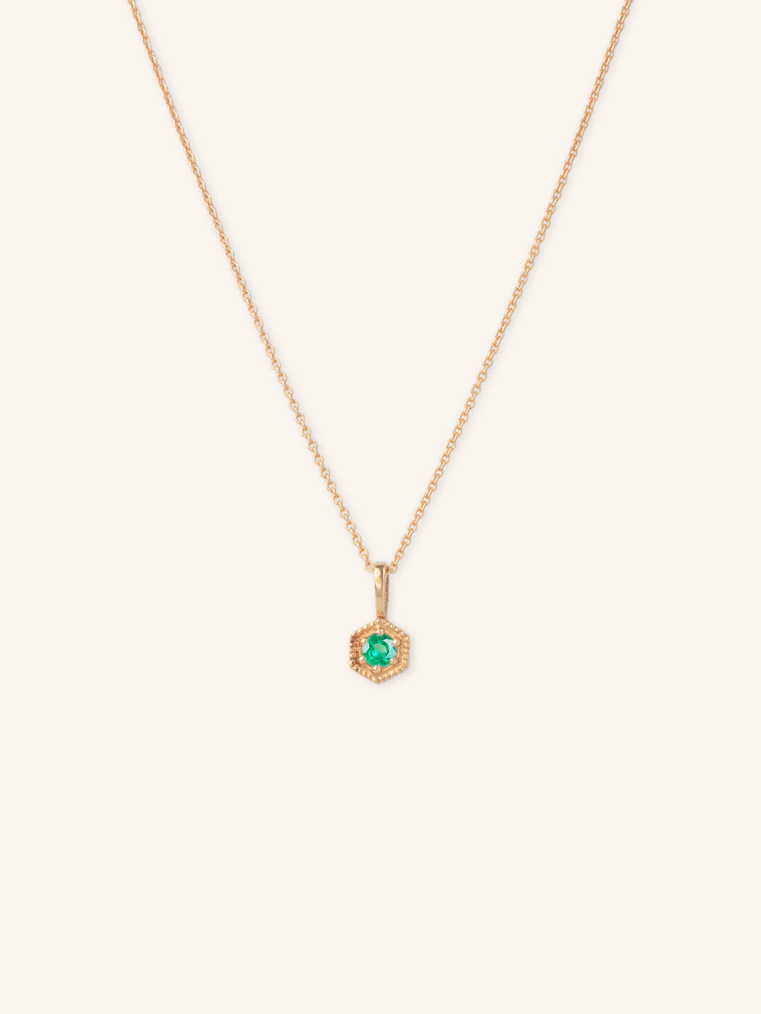 MARIGOLD Emerald Necklace