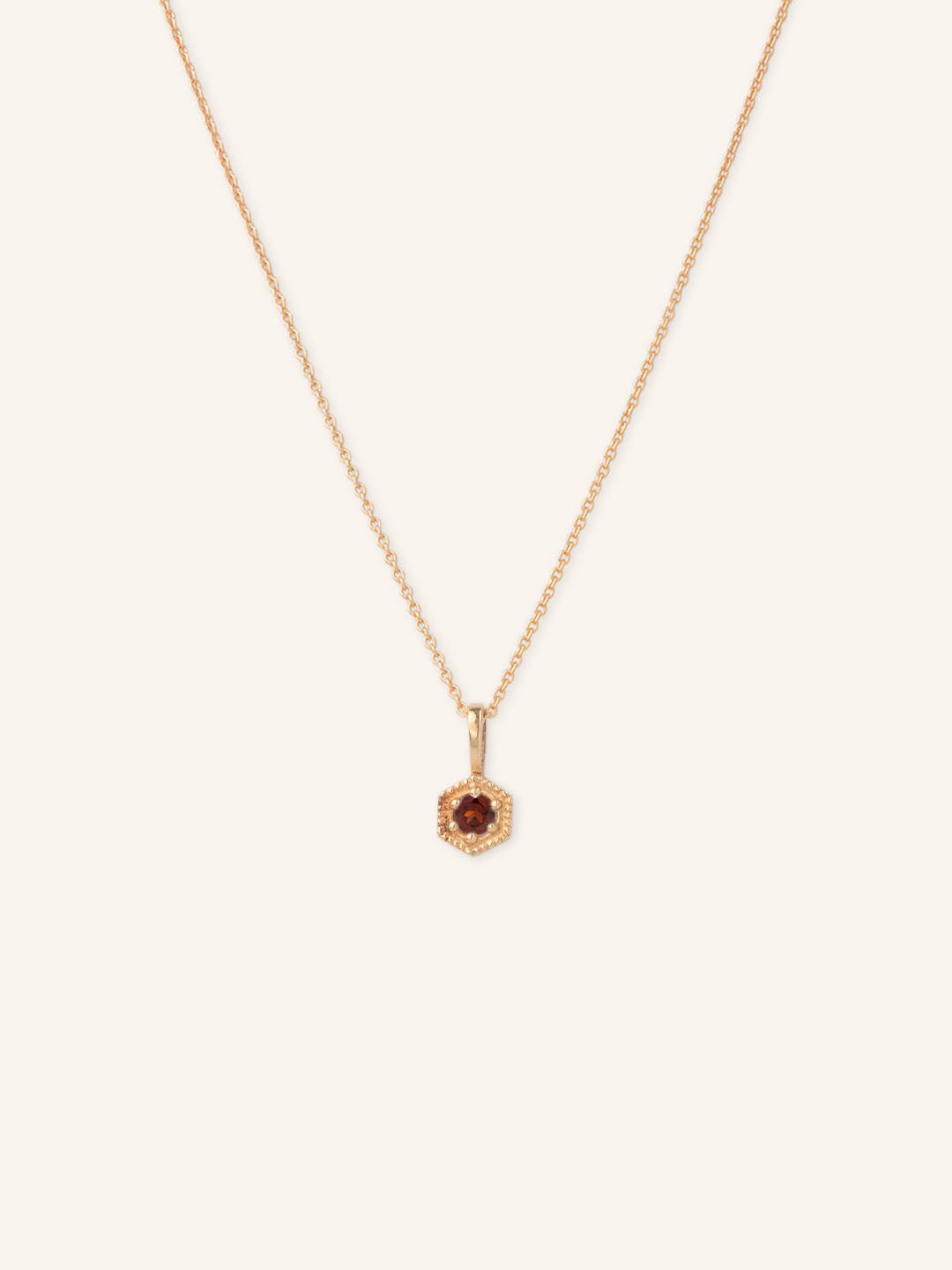 MARIGOLD Garnet Necklace