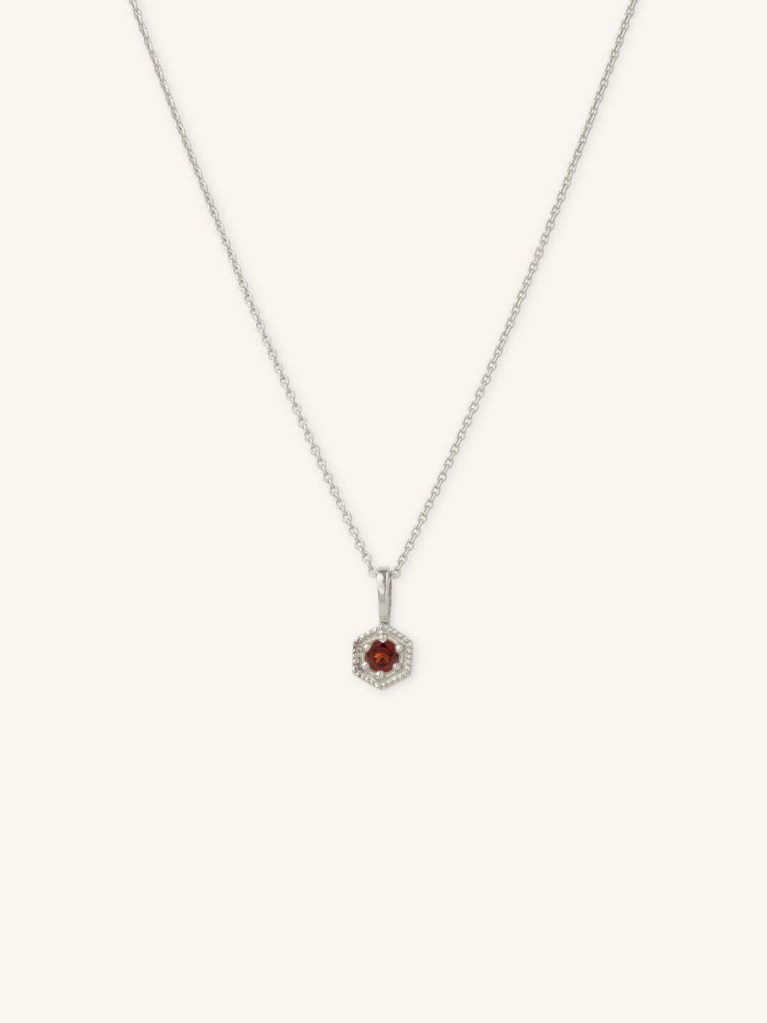 MARIGOLD Garnet Necklace