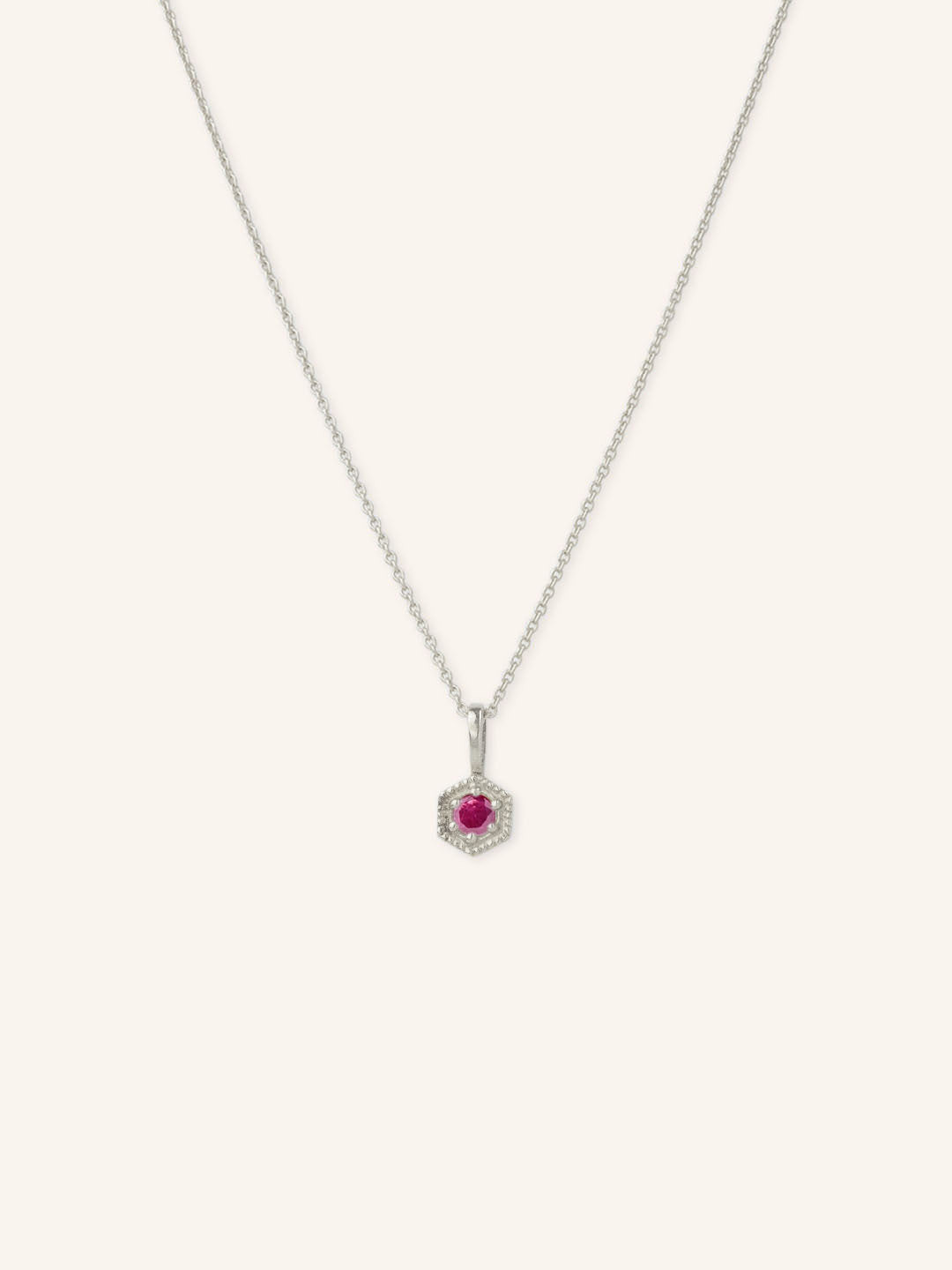 MARIGOLD Lab-Grown Ruby Necklace
