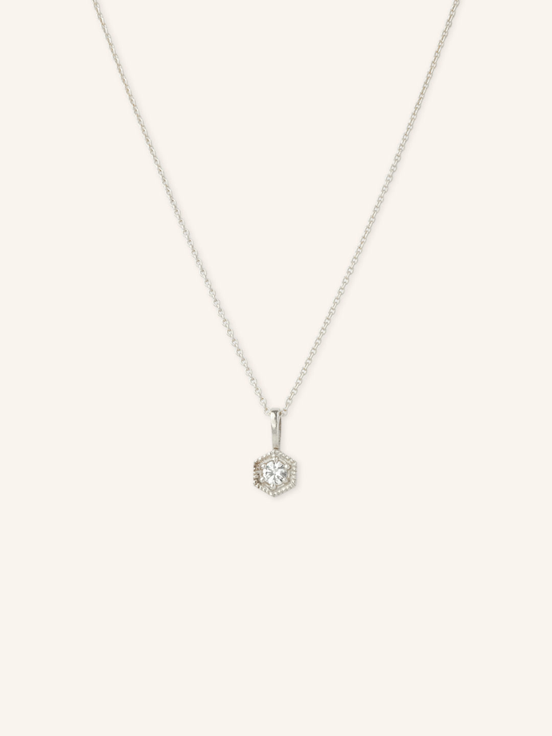 MARIGOLD White Sapphire Necklace