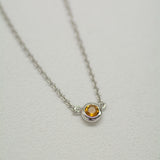 Fall into Autumn Citrine Necklace