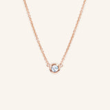 Fall into Autumn Aquamarine Necklace