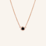 Fall into Autumn Black Diamond Necklace