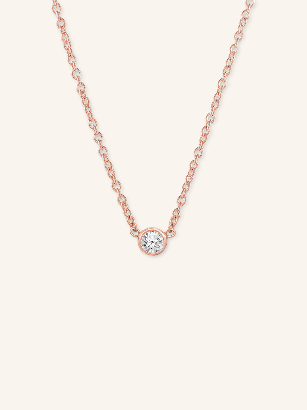 Fall into Autumn White Sapphire Necklace