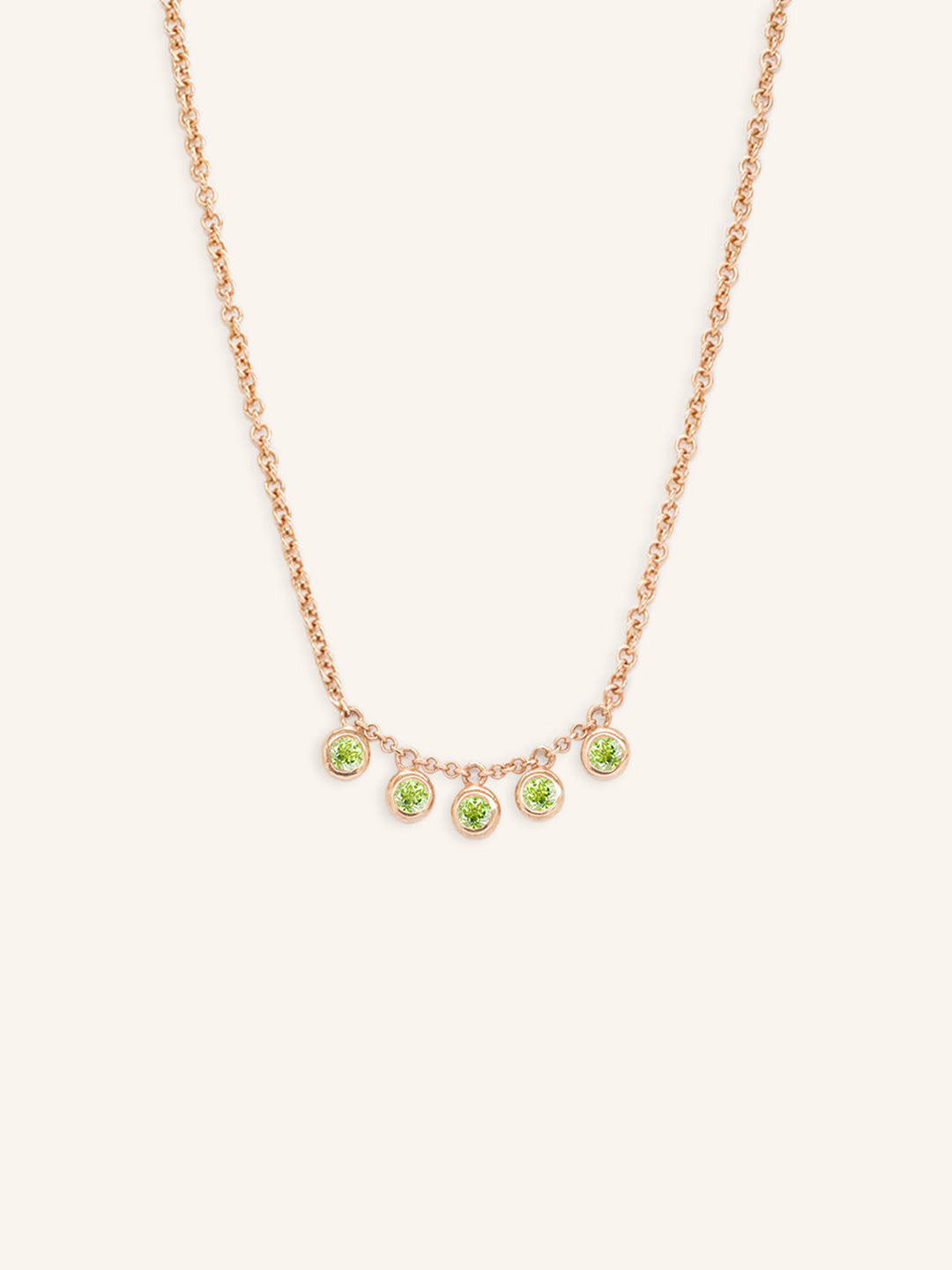 Wander Longingly Peridot Necklace