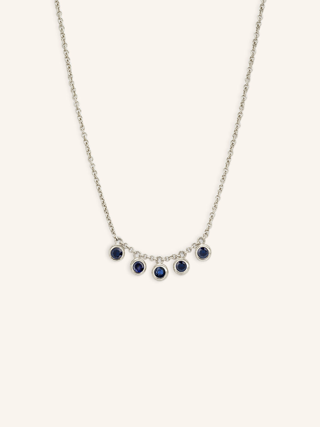 Wander Longingly Blue Sapphire Necklace