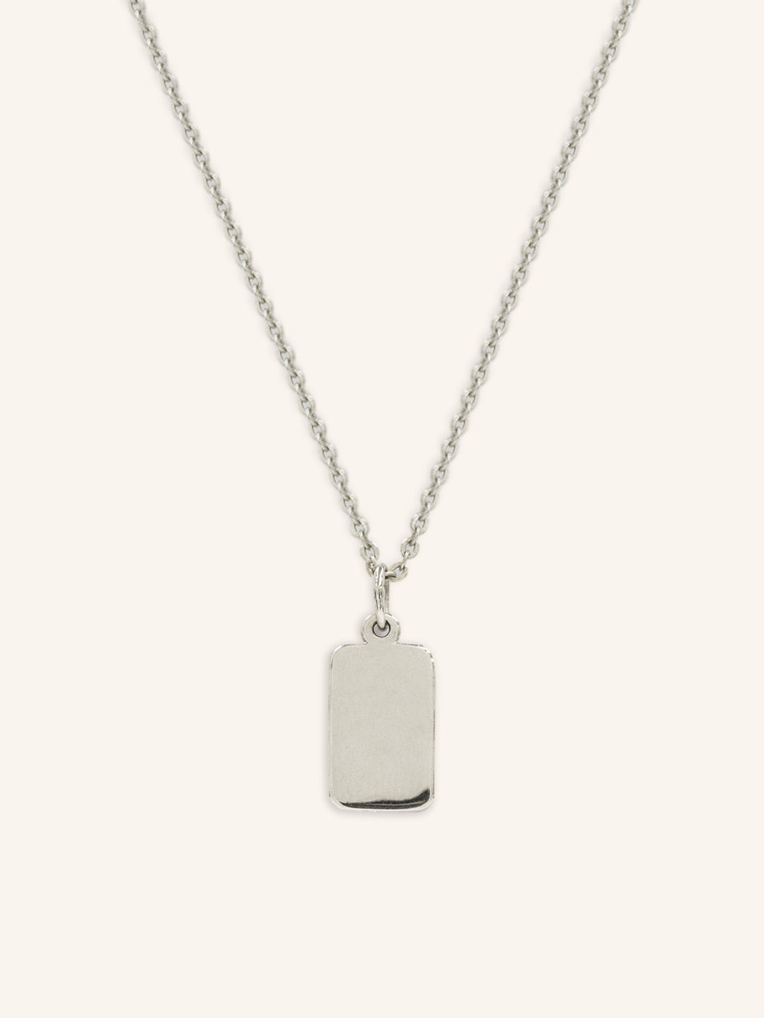 Ready to Shop Engravable Tag Pendant Necklace