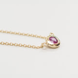 Fall into Autumn Ruby Necklace